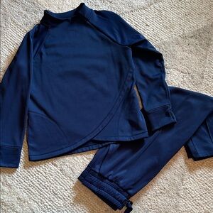 Xersion Deep Blue Track Pants and Top Set